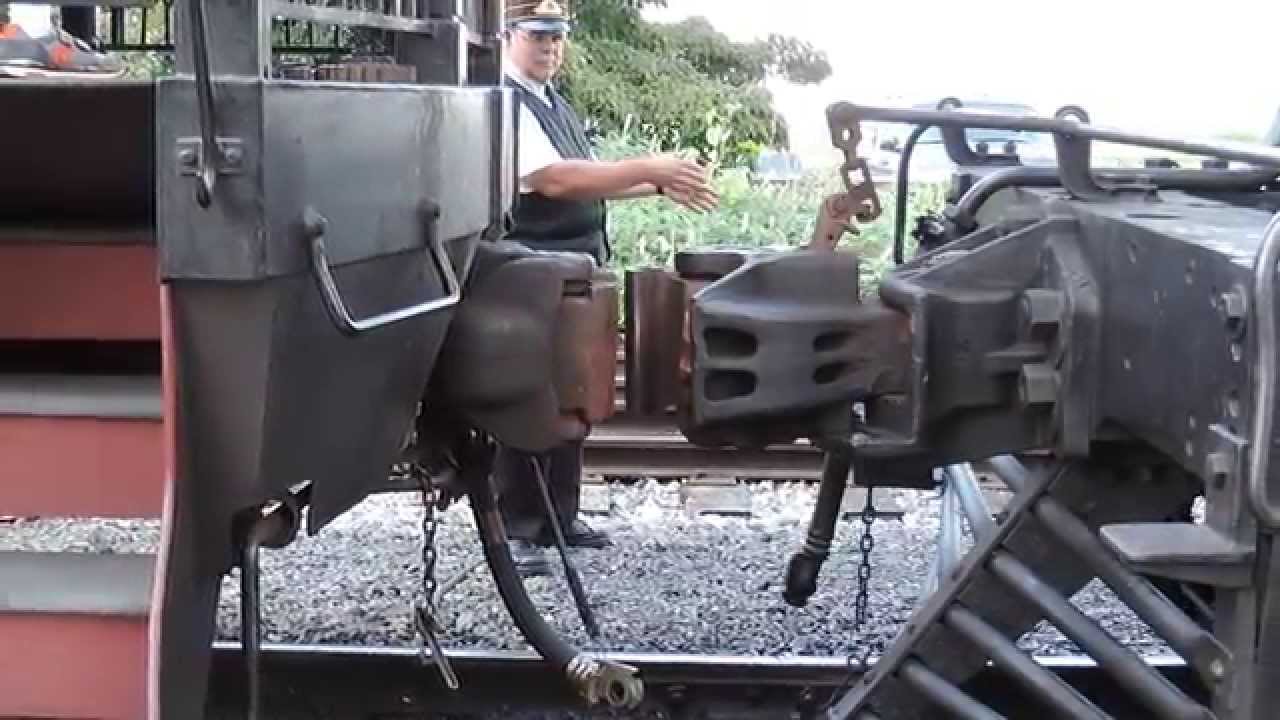 (HD) Coupler Action @ The Strasburg Railroad, Strasburg, PA