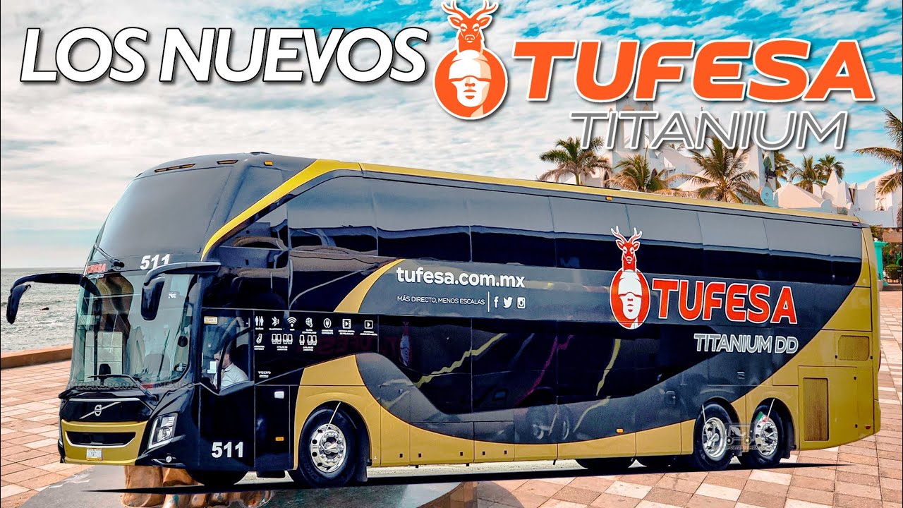 ASÍ son los NUEVOS AUTOBUSES de TUFESA TITANIUM Doble Piso | Volvo 9800 DD