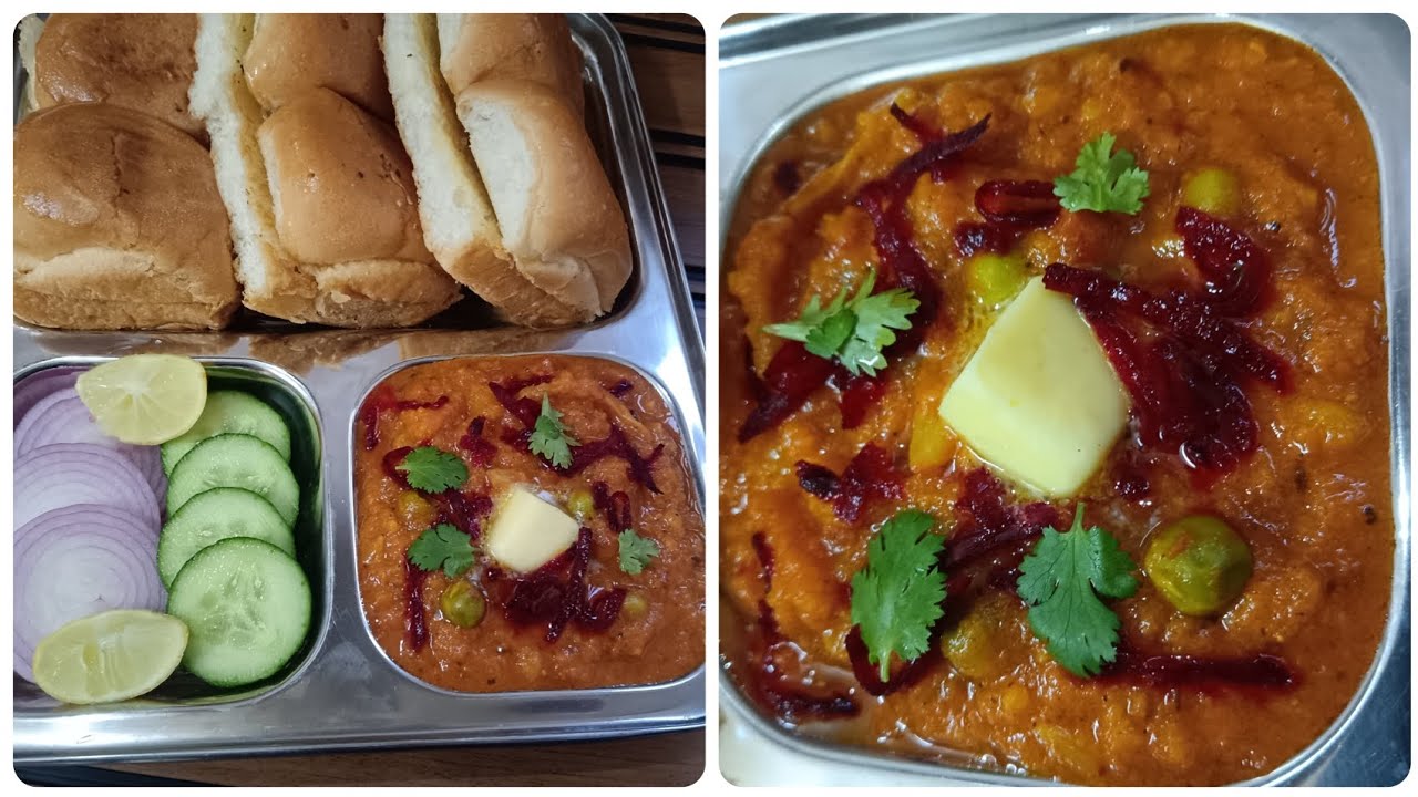 Easy pavbhaji recipe for beginner/Street Style Pavbhaji 😋