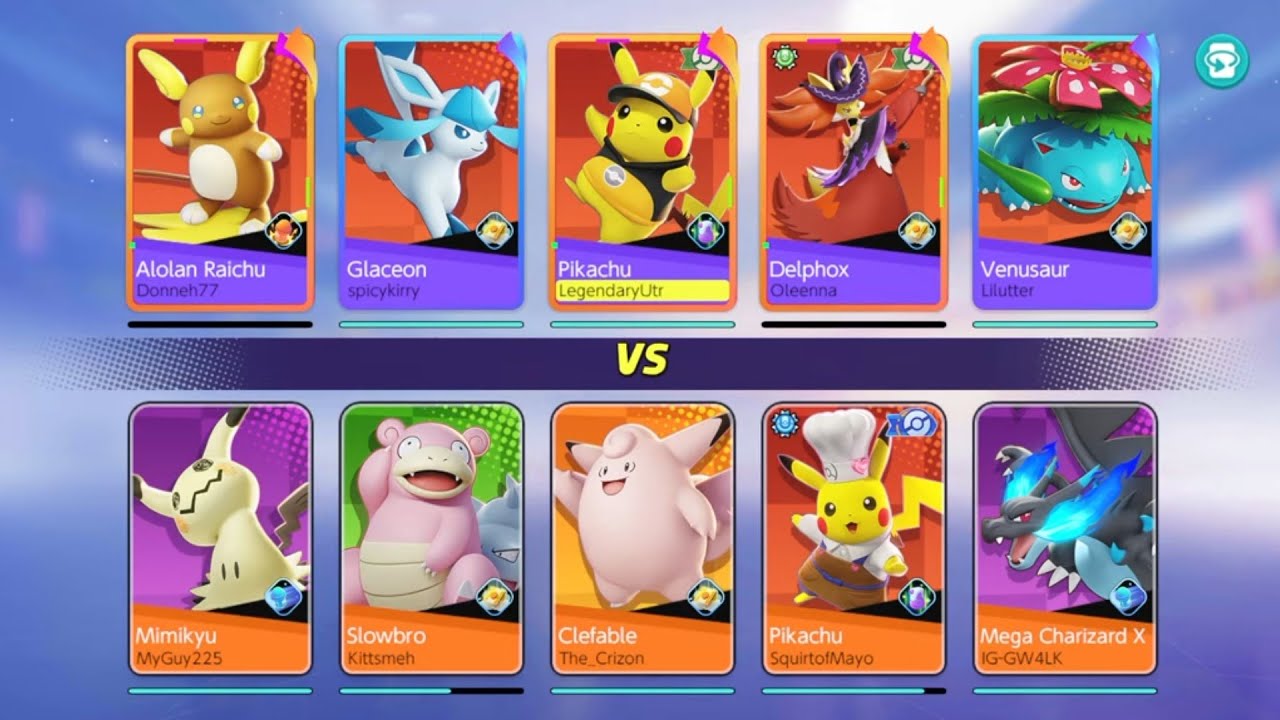 5 Attackers Team | Pokémon Unite Contents