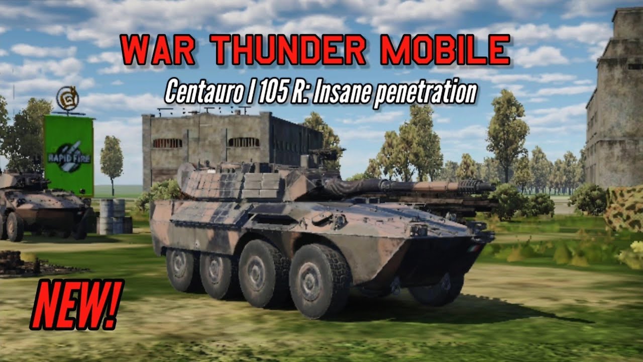 NEW! Centauro I 105 R gameplay: Insane penetration - War Thunder Mobile