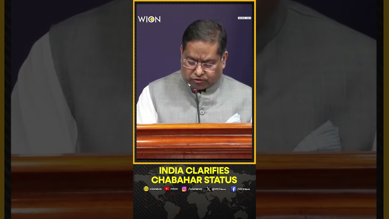 MEA Addresses Chabahar Port Waiver Status and Recent Reported Attacks | WION Shorts