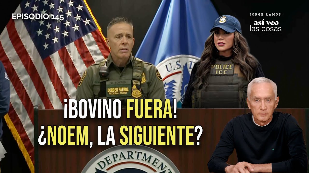 Bovino fuera, llega Tom Homan: ¿Noem es la próxima? | Minneapolis en tensión