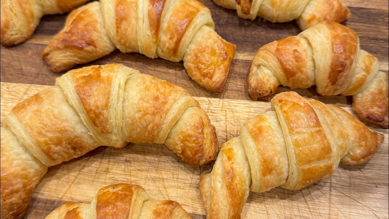 First Attempt At Homemade Croissants 