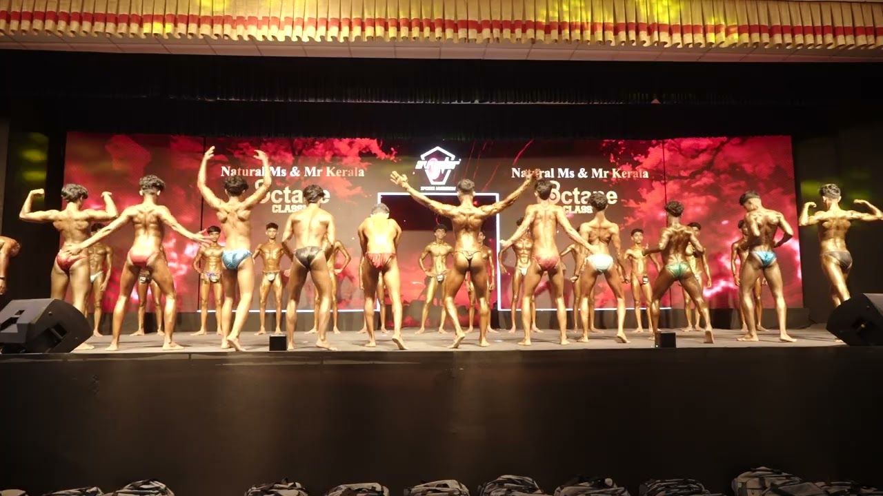 NATURAL BODY BUILDING |SUB JUNIOR🔥 |keralas biggest event 😍