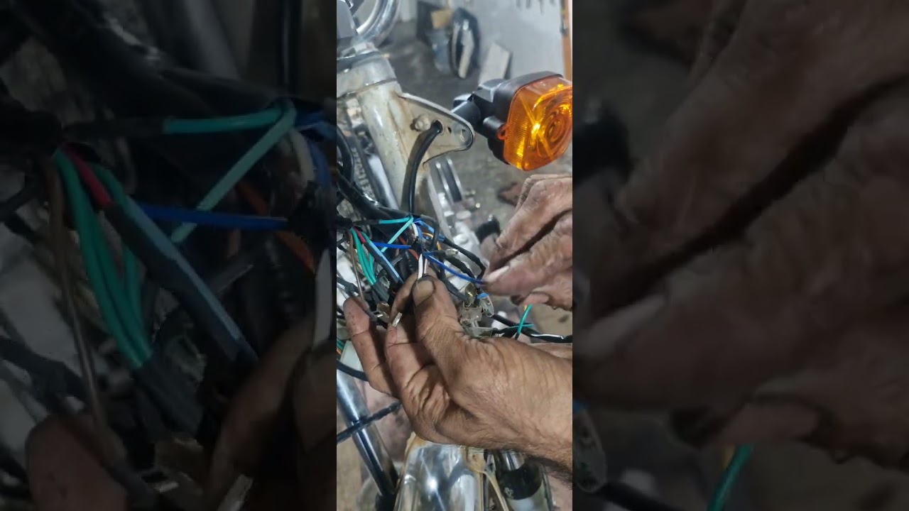 نحوه نصب سیم کشی استارتی#موتور #automobile #خودروایدی #آموزش 