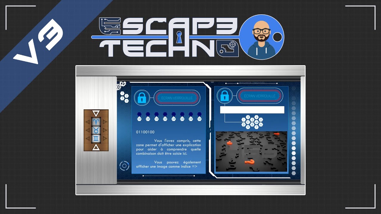 🔑 DIY - Cryptex virtuel V3 - Escape Game 🔑