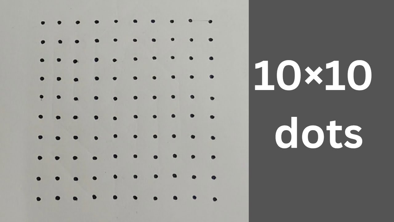 Dots se sundar rangoli ♥️ full process video main 👆