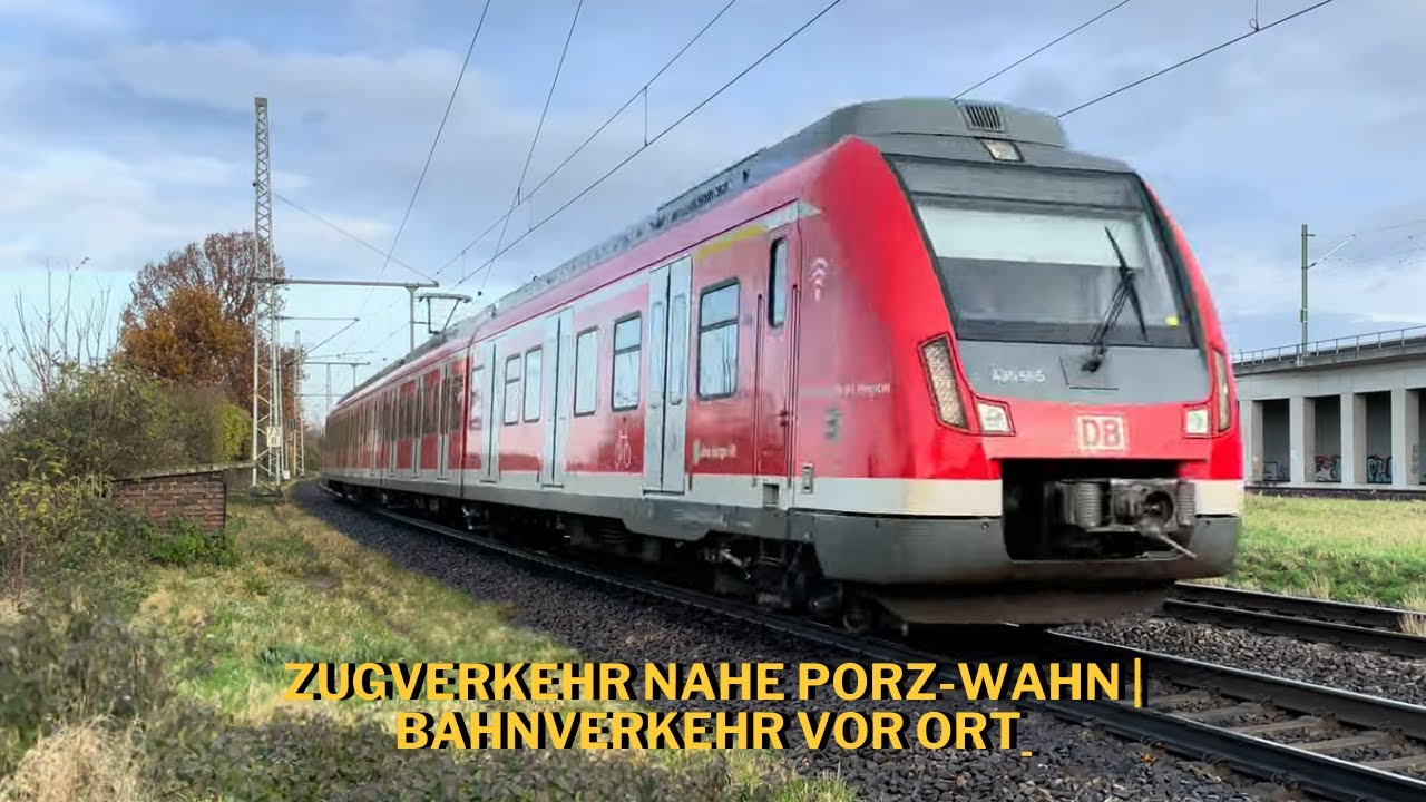 Zugverkehr nahe Porz-Wahn | Bahnverkehr vor Ort