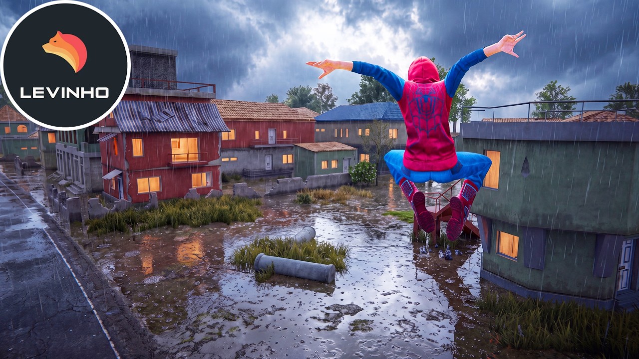 🔴 LEVINHO NEW SPIDER-MAN UPDATE  Horizontal | PUBG MOBILE🔴 #PUBGMOBILE