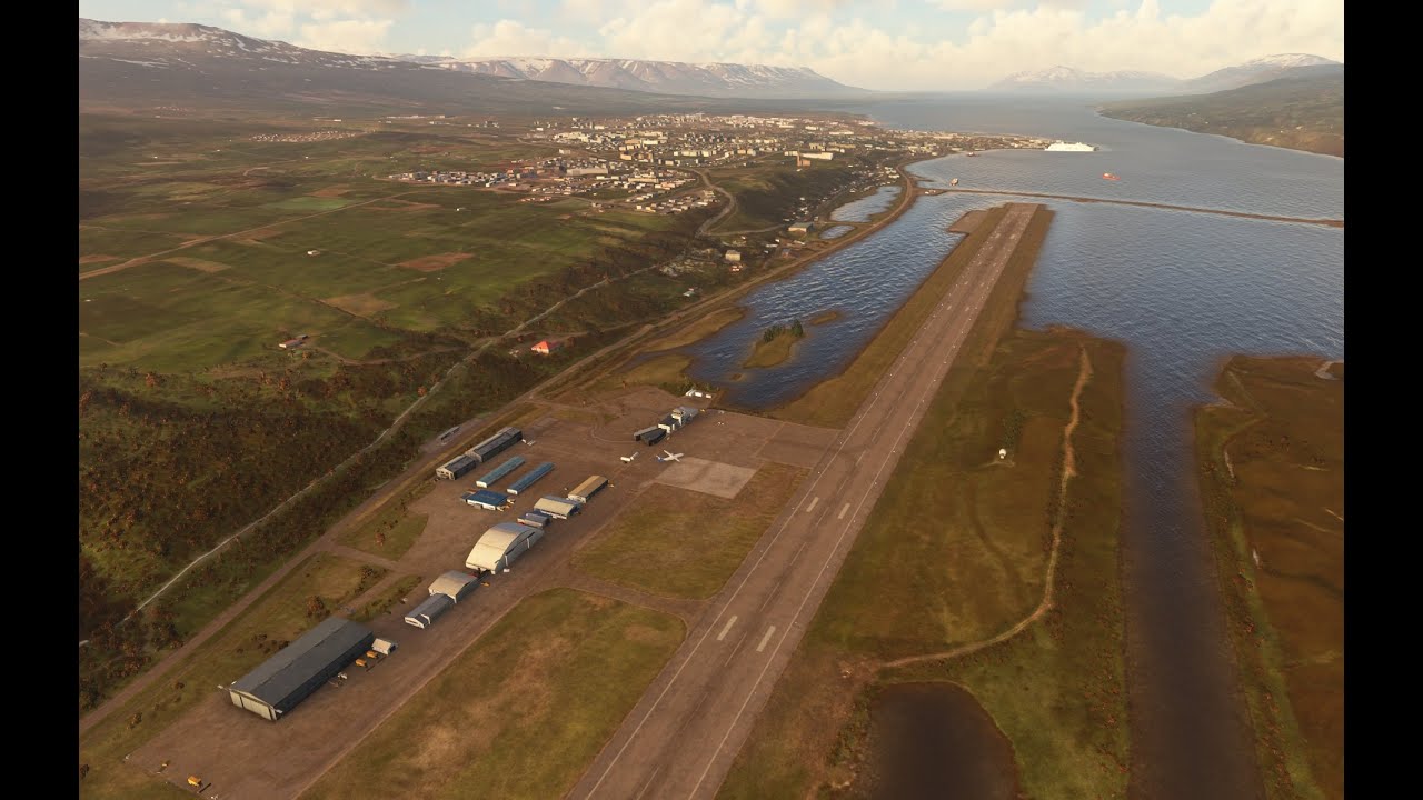 MICROSOFT FLIGHT SIMULATOR (MSFS) WORLD UPDATE XV BESPOKE AIRPORT BIAR AKUREYRI.