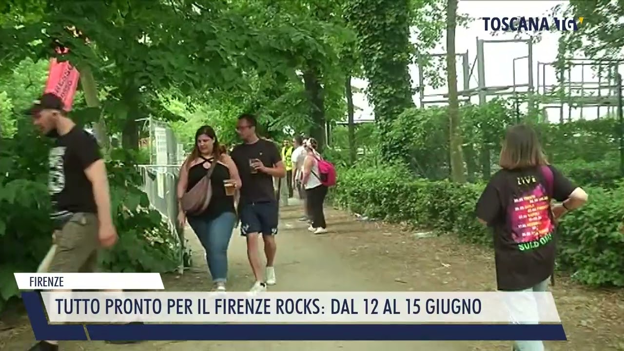 2025-05-21 FIRENZE - TUTTO PRONTO PER IL FIRENZE ROCKS, DAL 12 AL 15 GIUGNO