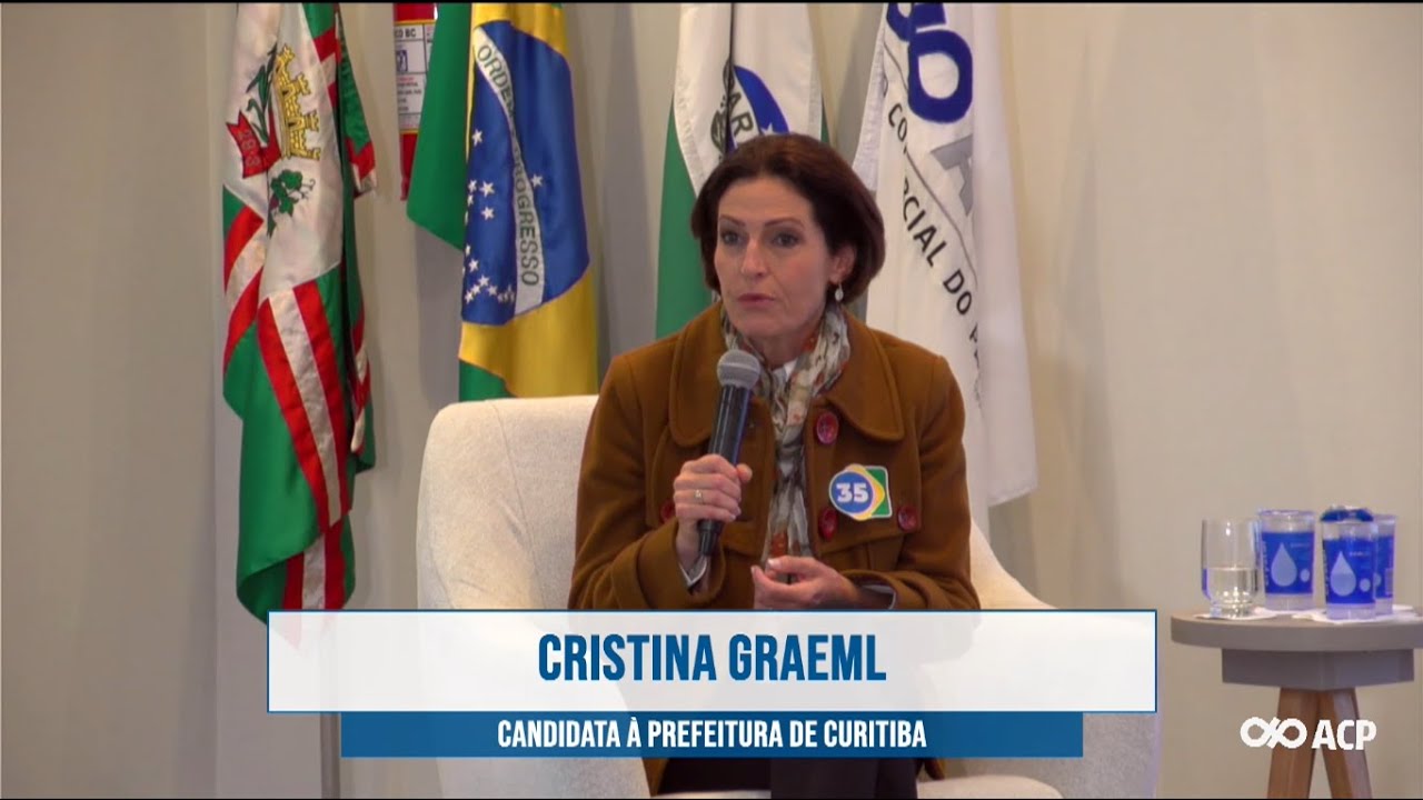 Sabatina ACP com a Candidata a Prefeitura de Curitiba, Cristina Graeml