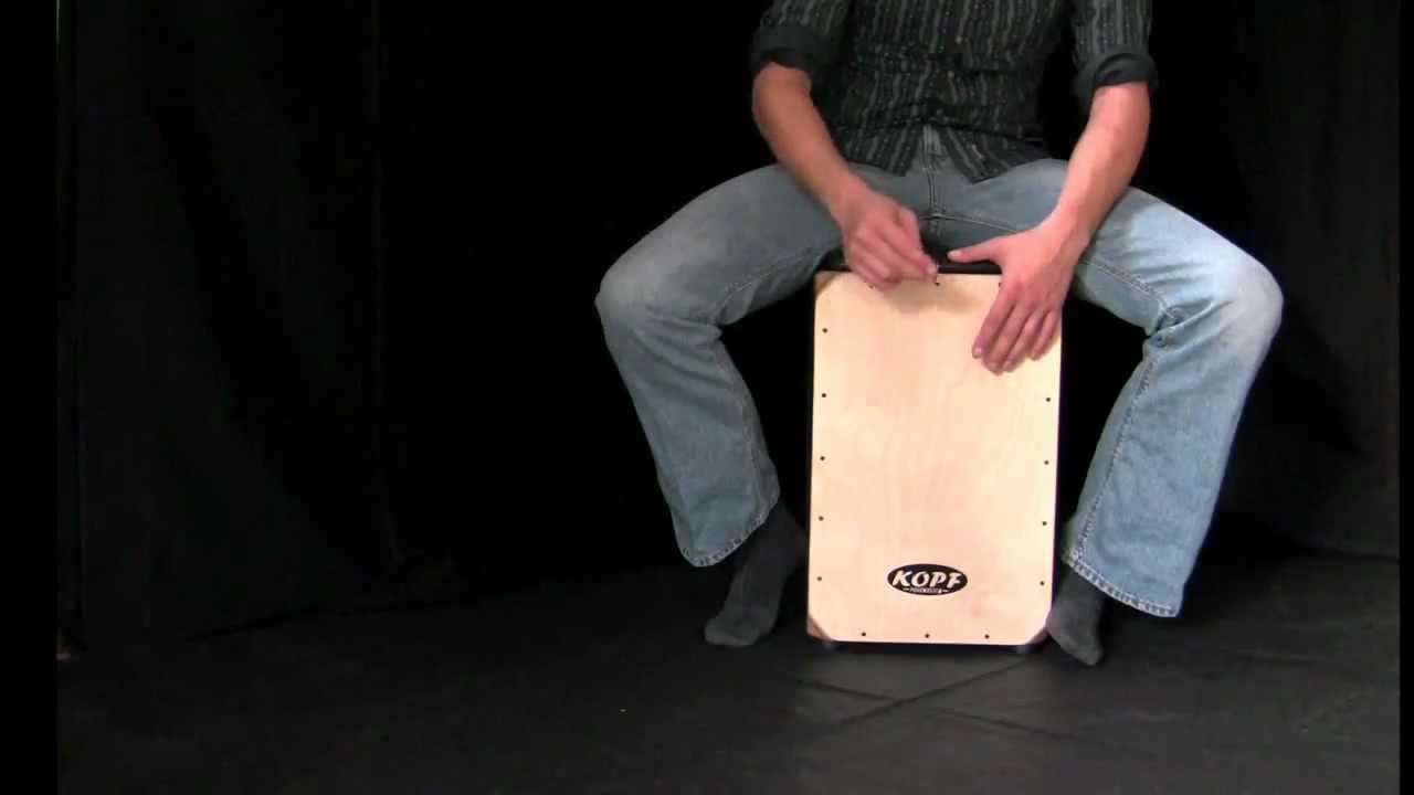 Cajon - basic groove in 4/4