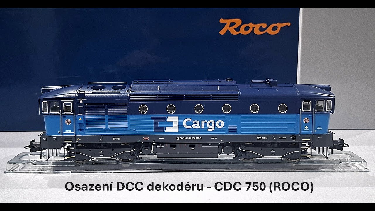 Digitalizace lokomotivy řady 750 od firmy ROCO