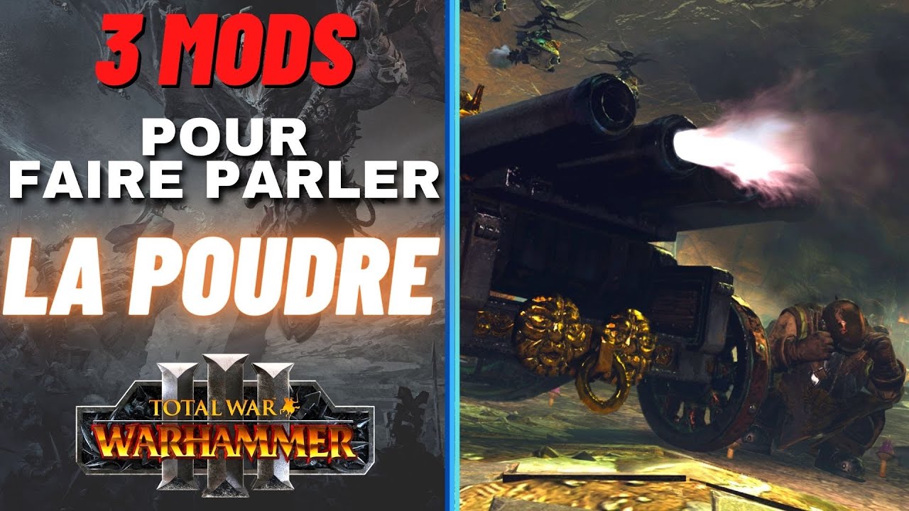 Mods - Graphique animation - Artillerie Arquebusiers - Immortal Empires - Warhammer Total War 3