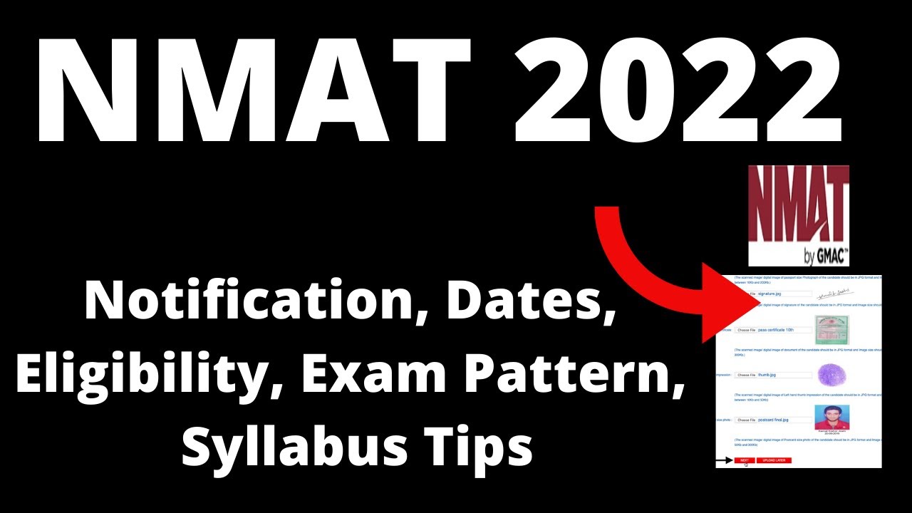 NMAT 2022 : Application Form ,Exam Pattern, Eligibility Criteria, Exam  Syllabus,Preparation Tips