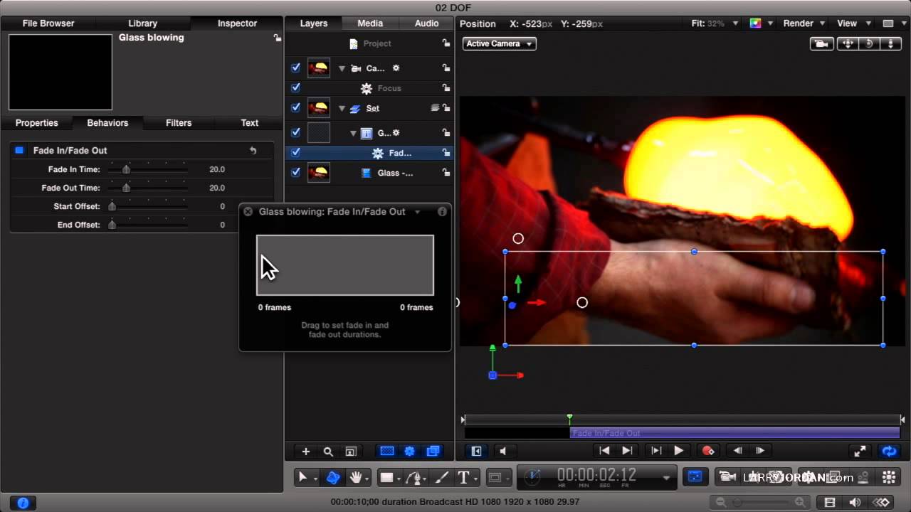 Creating Depth-of-Field with a Camera in Motion 5