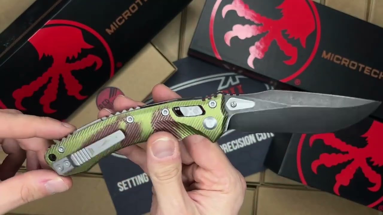Реплика ножа Microtech Amphibian Outbreak Signature - обзор!