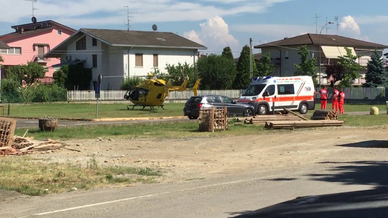 Eliambulanza 118 castel san Giovanni per Parma