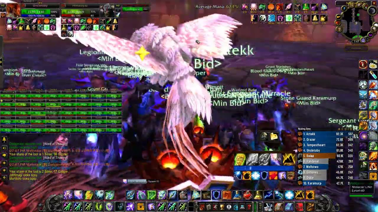 Naxxramas DMF full clear, Shaman POV 7 November 2024 - (Whitemane Wow Classic Era)