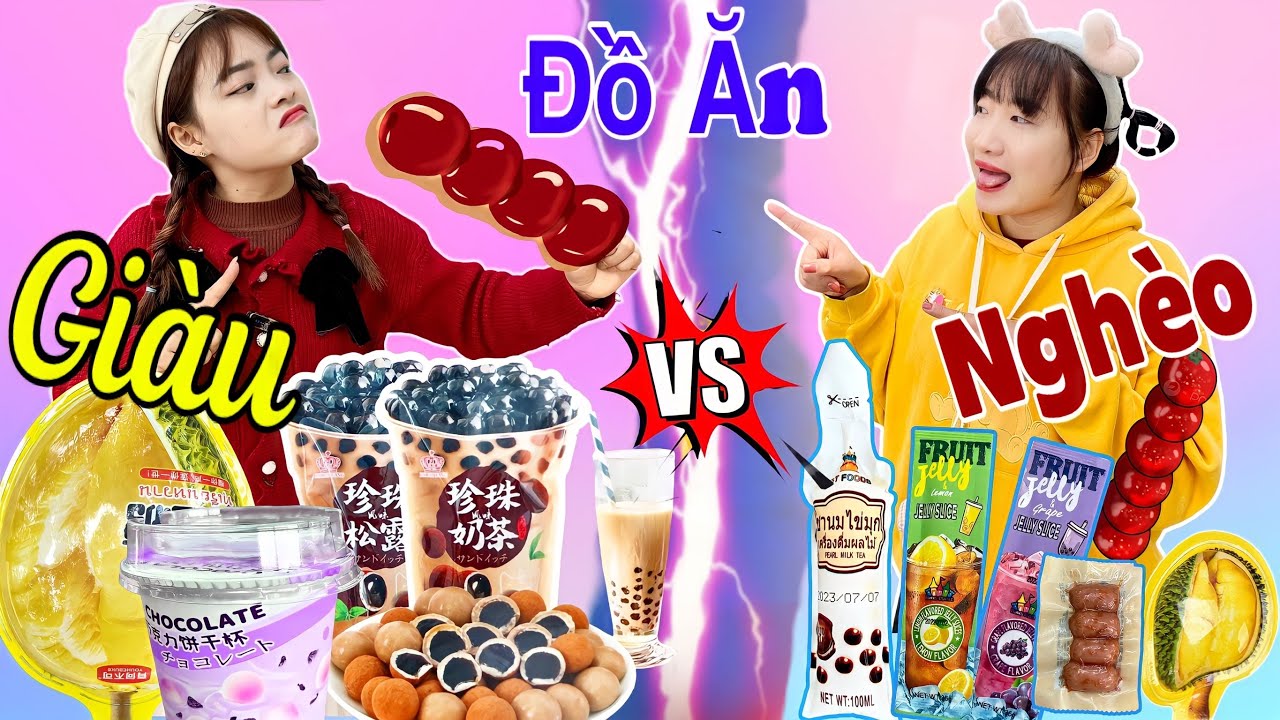 Hằng Nheo | Đại Chiến Đồ Ăn Nhà Giàu VS Nhà Nghèo - The battle between rich and poor