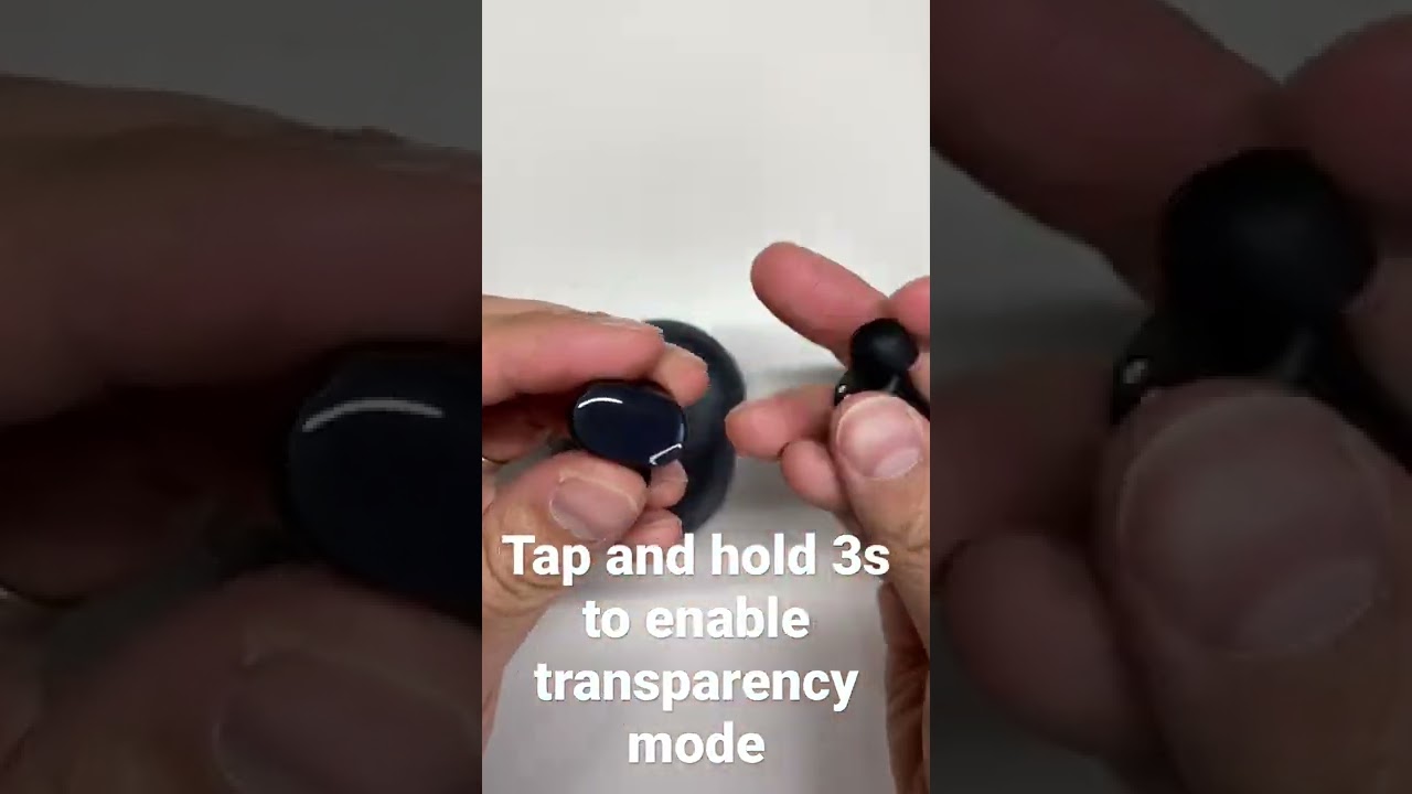 How to enable transparency mode for Xiaomi redmi buds 3 pro