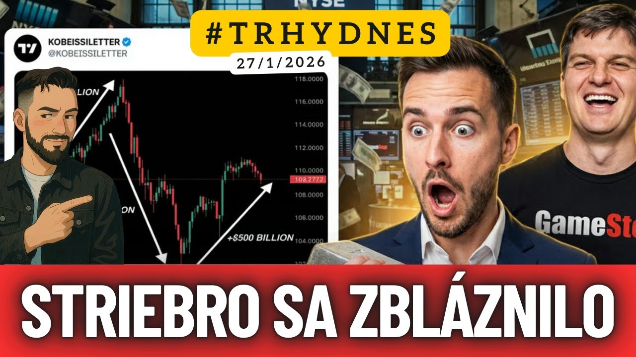 Striebro sa ZBLÁZNILO! 😮 📈 Investori majú čo sledovať... #TRHYDNES