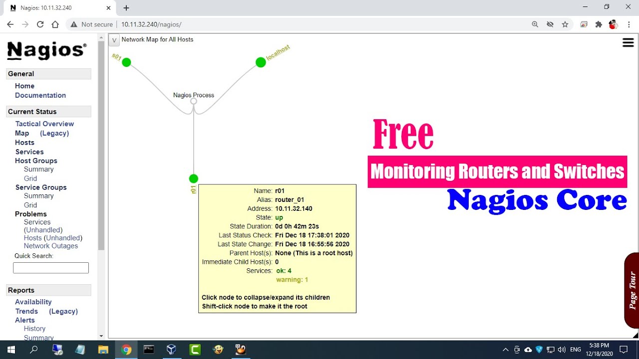 Как бесплатно контролировать маршрутизаторы и коммутаторы с помощью Nagios Core