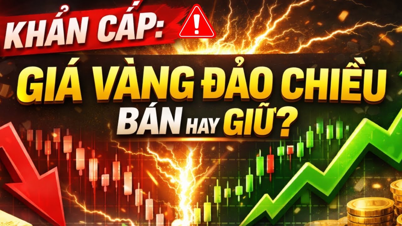 KHẨN CẤP: GIÁ VÀNG ĐẢO CHIỀU CỰC MẠNH, BÁN NGAY HAY GIỮ - MUA THÊM