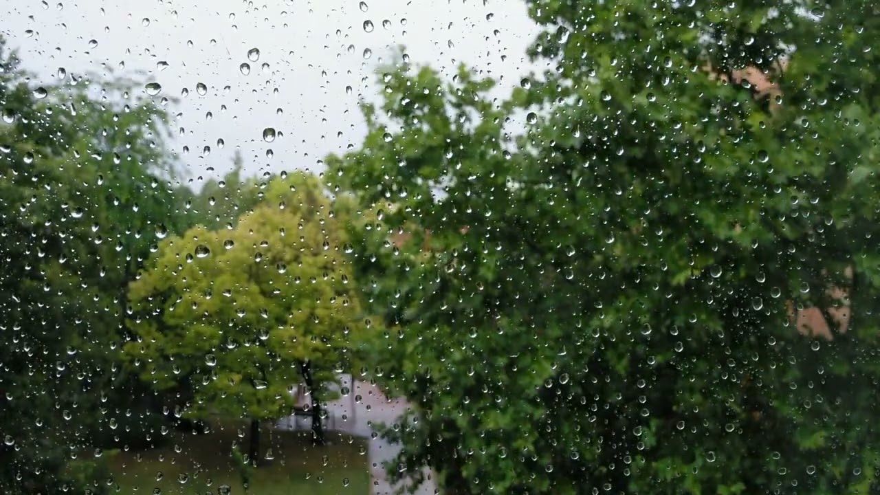 звук дождя за окном
