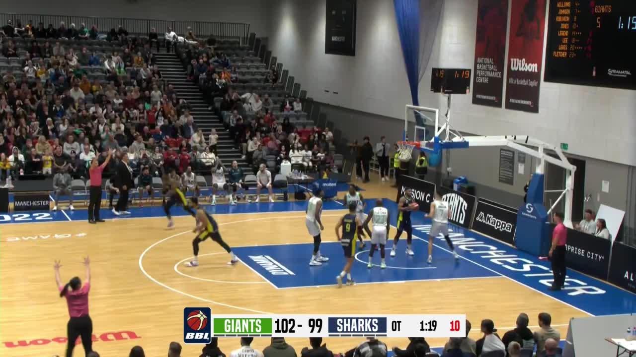 Channel Banks Jr. with 17 Points vs. Manchester Giants