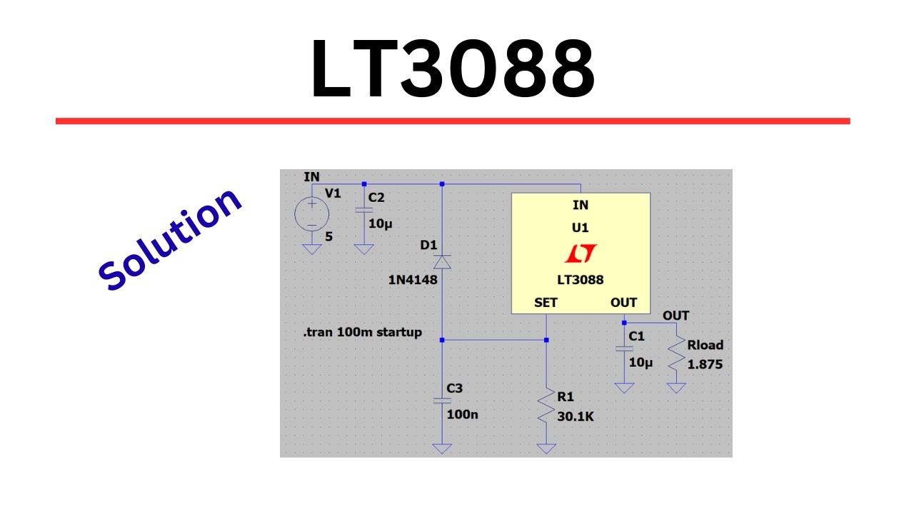 Answers Relating LT3088 Linear Regulator