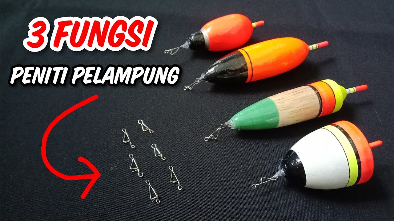 3 Fungsi Peniti Pelampung Pancing