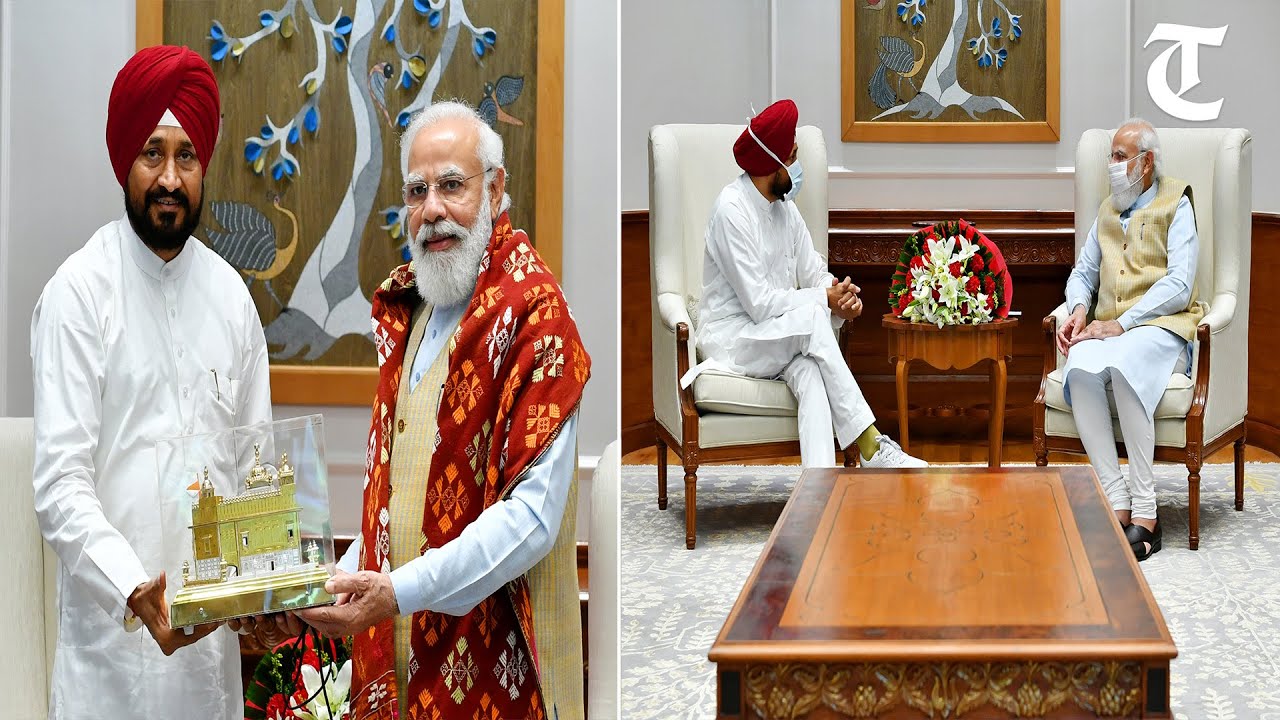 Punjab CM Charanjit Singh Channi meets Prime Minister Narendra Modi