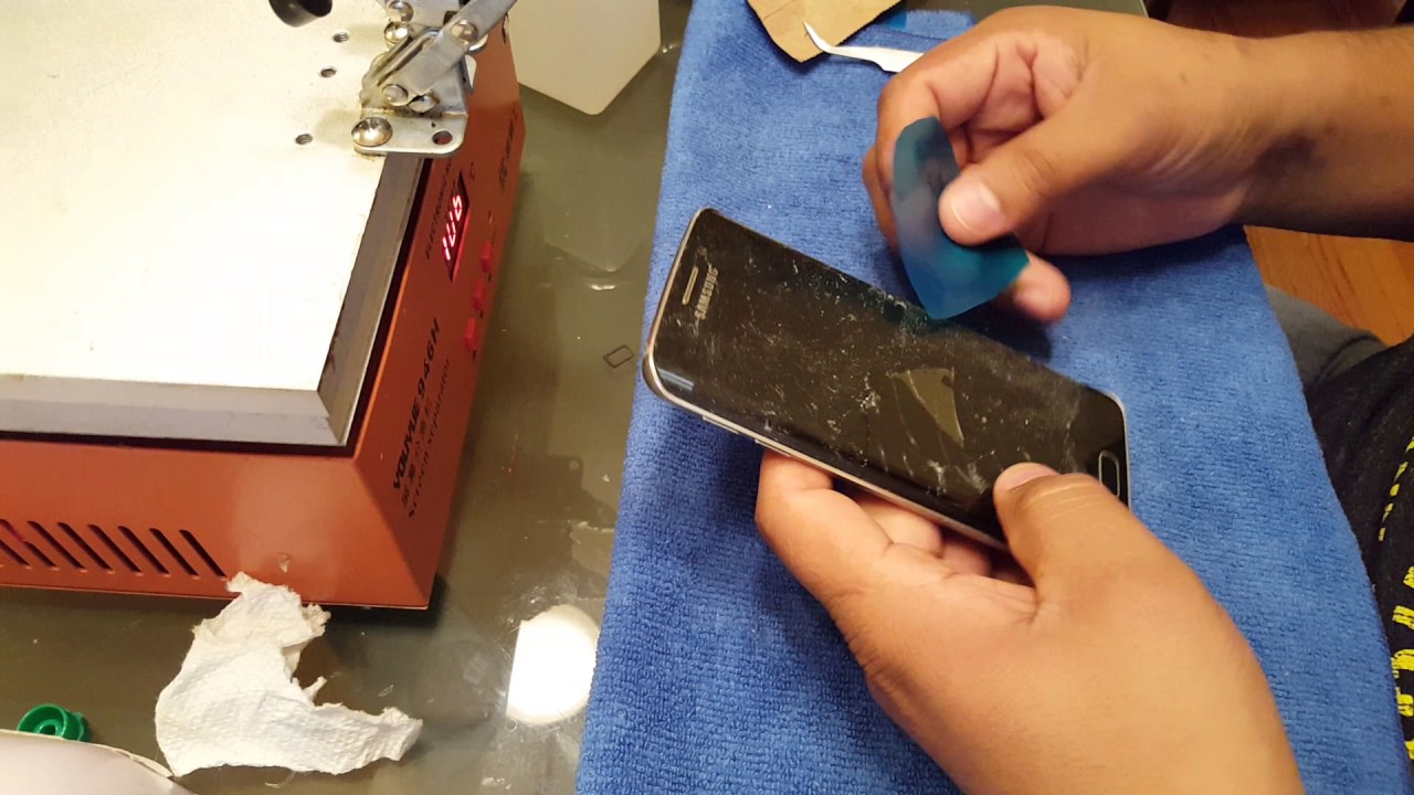 Galaxy s6 edge como remover cristal