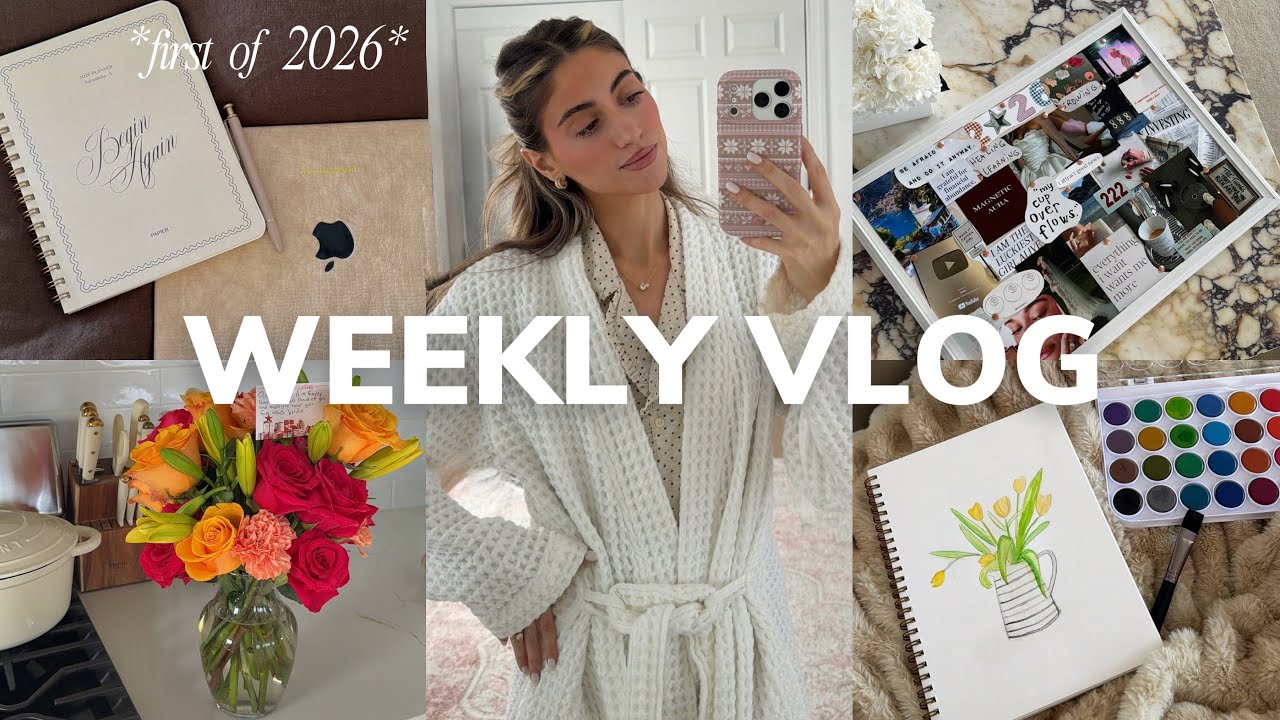 WEEKLY VLOG❥ vision board, surgery, mental health chat & new goals *first week of 2026*