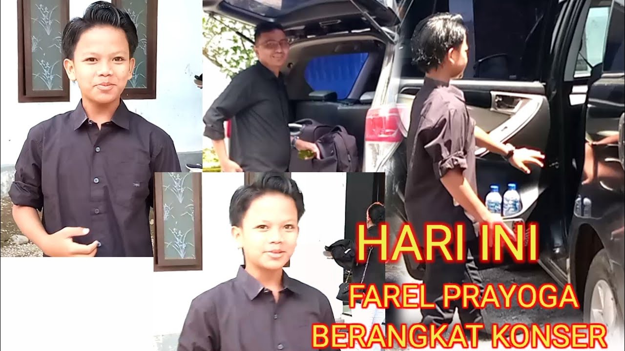 FAREL PRAYOGA HARI INI BERANGKAT BERSAMA OM RAIS KONSER DI WADUNG