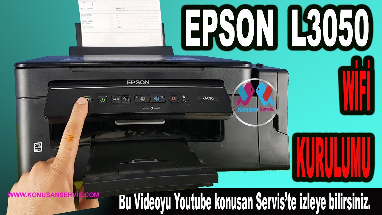 Epson Wifi kurulumu WPS ile Daha Hızlı Epson L3050 Bölüm 580 4K İZLE
