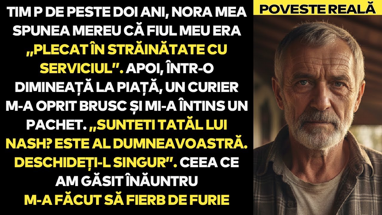 Credeam Că Fiul Meu Era Plecat Cu Munca — Până Când Un Curier Mi-A Dat Un Pachet Pe Numele Lui