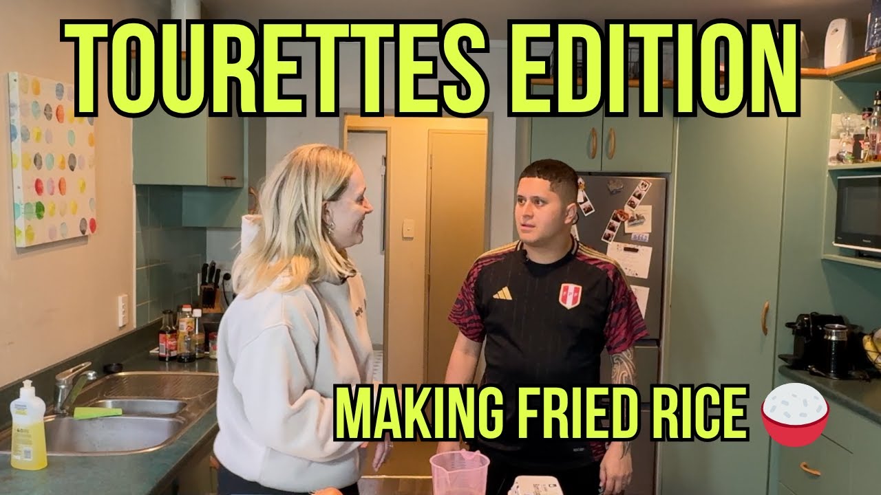 COOKING FRIED RICE WITH TOURETTES