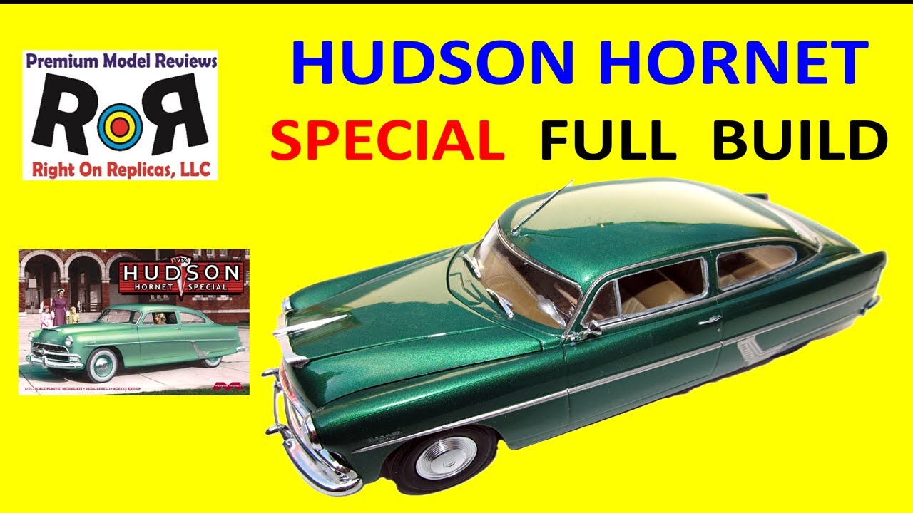 1954 Hudson Hornet Special 1:25 Scale Moebius Kit 1214 -Full Kit Build & Review
