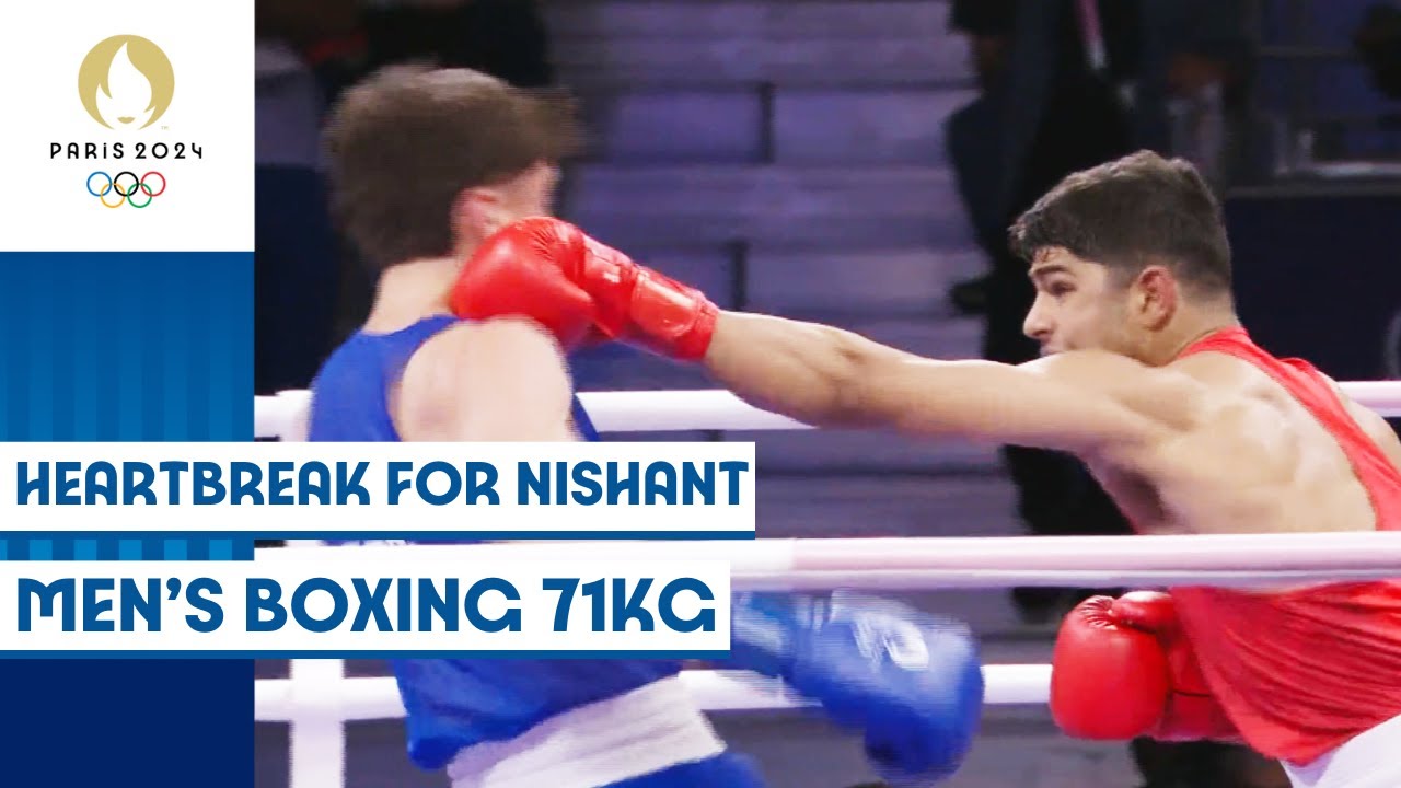 Nishant Dev out of men's boxing 71kg event 🥊 | Paris 2024 highlights