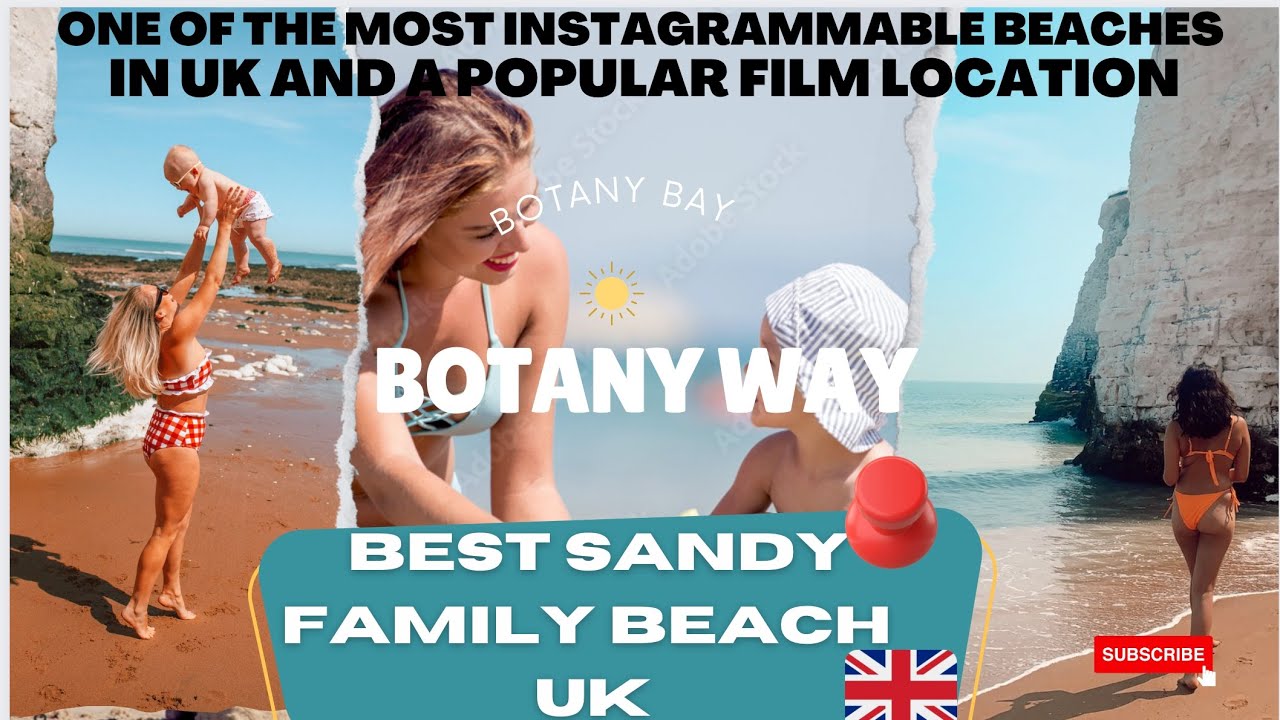 Botany Bay Beach- Is this the best beach near London? Top 10 Family Beaches in London, UK