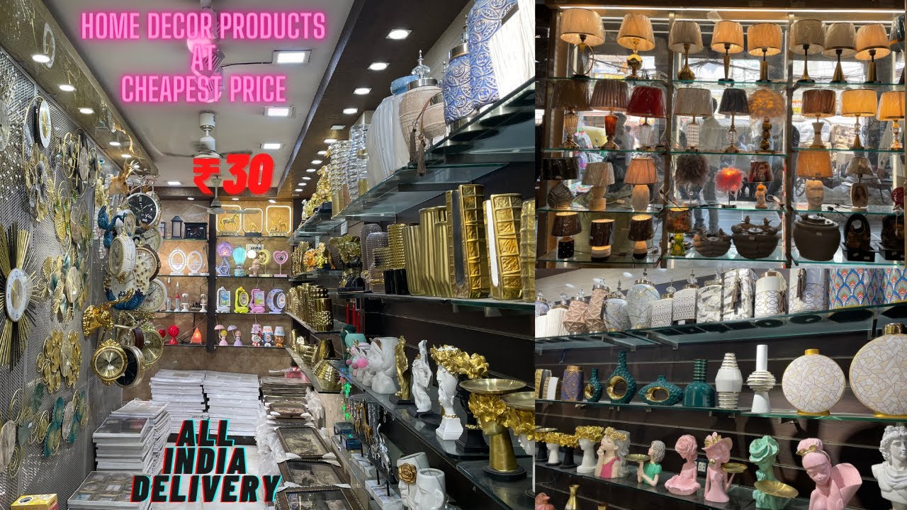 Home Decor Items and Metal Wall Art at Cheapest Price in Sadar Bazaar Wholesale market in Delhi #Art