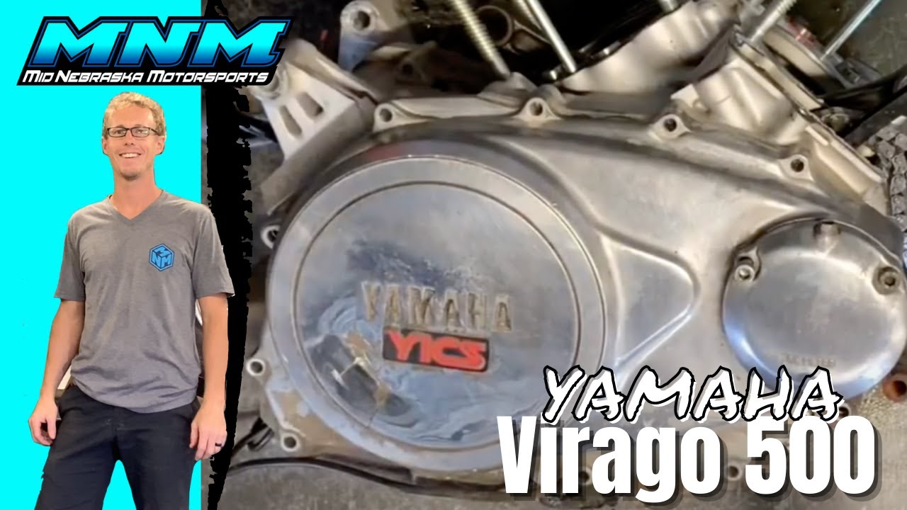 Yamaha Virago 500 V-Twin XV500 - Engine Motor Crankshaft / Transmission Explained