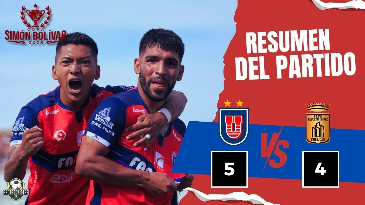¡CLASIFICACIÓN ÉPICA! Universitario (5) vs (4) C. N. Santa Cruz | Resumen | Copa Simón Bolívar 2025