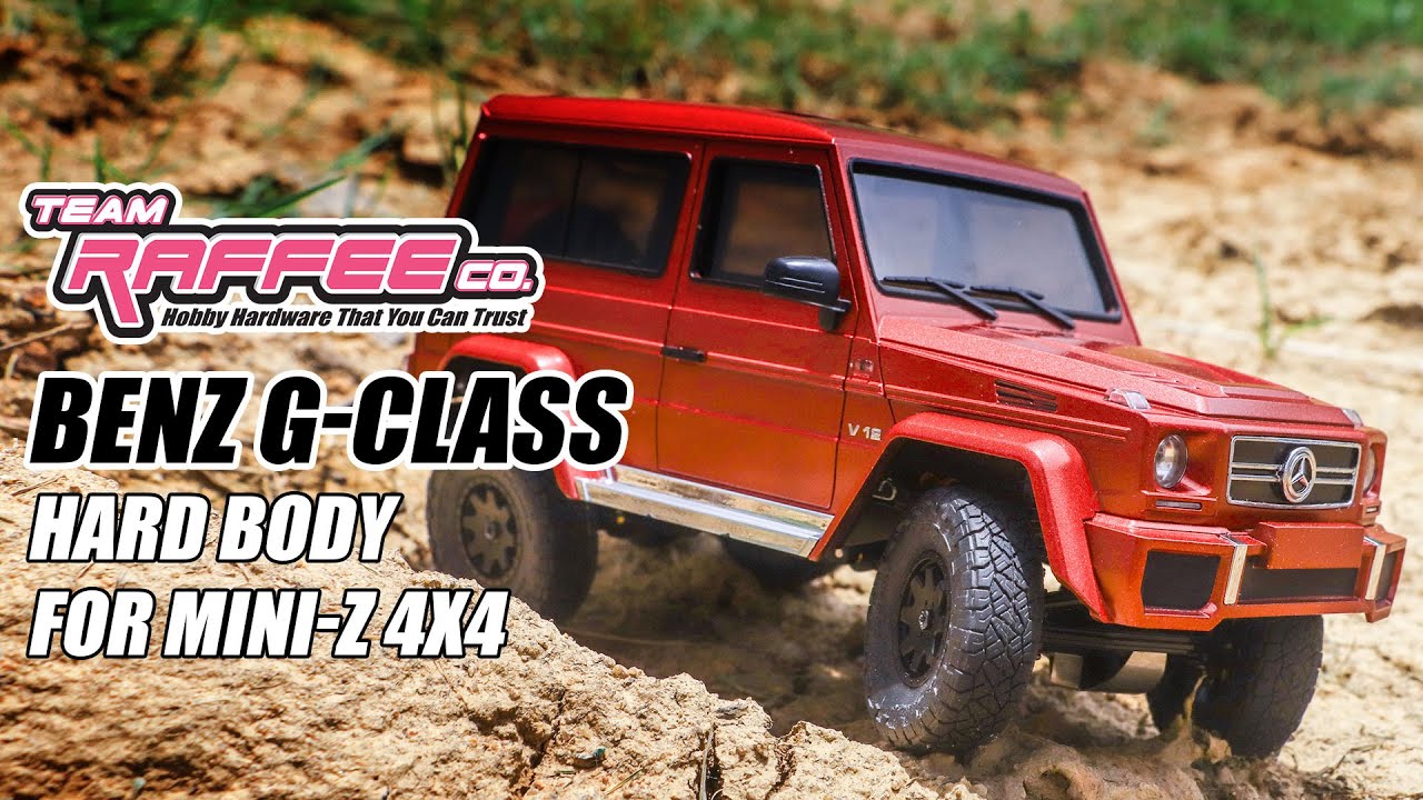 First Look! Team Raffee Co. Benz G-Class Hard Body for Kyosho Mini-Z 4x4