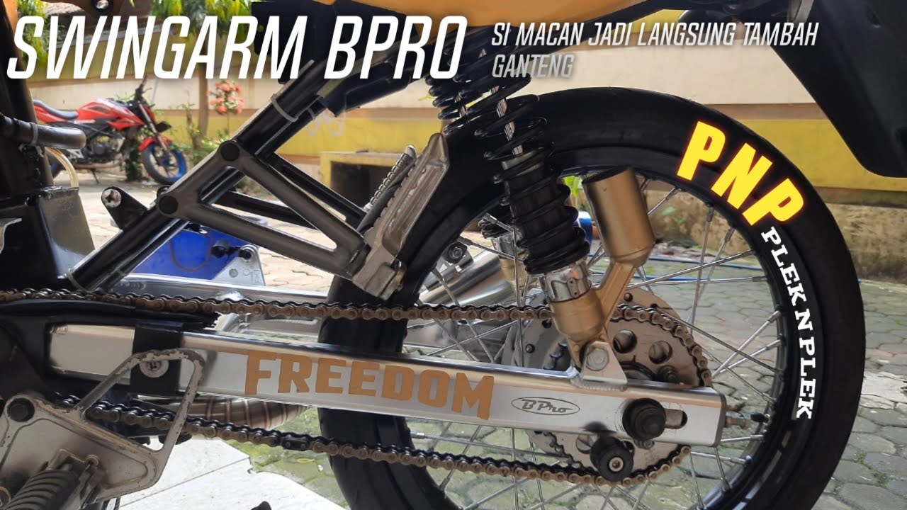 TAMBAH GANTENG!!HONDA TIGER 2000 PAKAI SWINGARM BPro racing