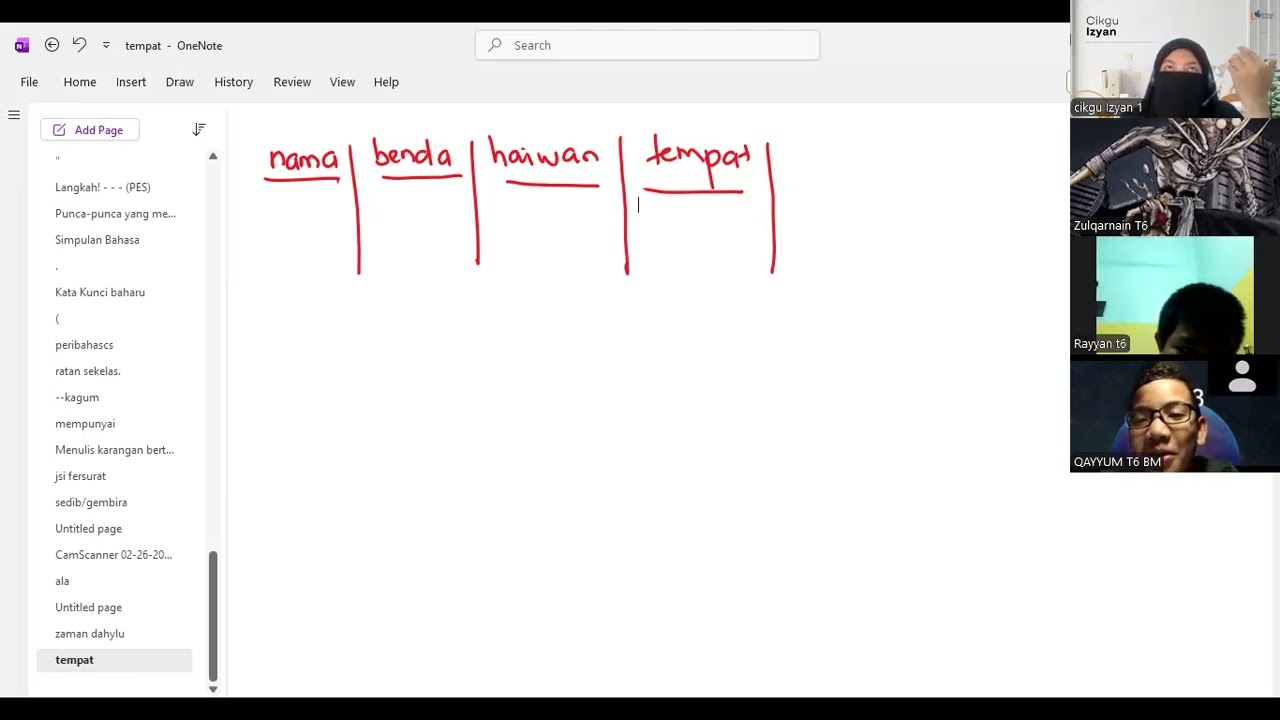 Kelas Bahasa Melayu Tahun 6 (28/2/26)
